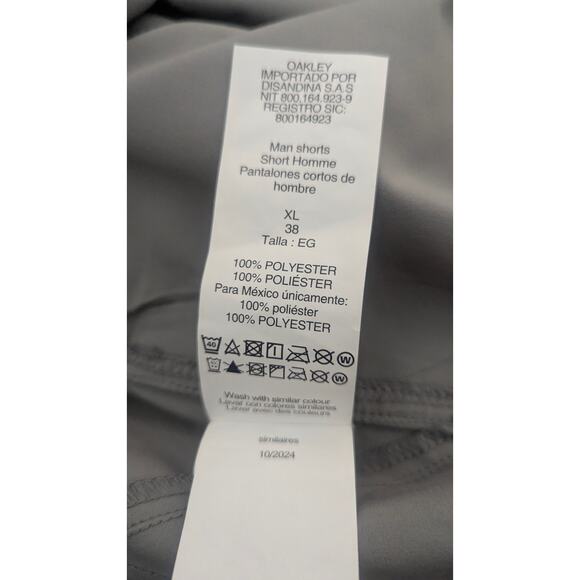 Mens OAKLEY Baseline 21" Hybrid Walk Shorts SIZE 38 | NEW WITH TAG - Picture 8 of 8